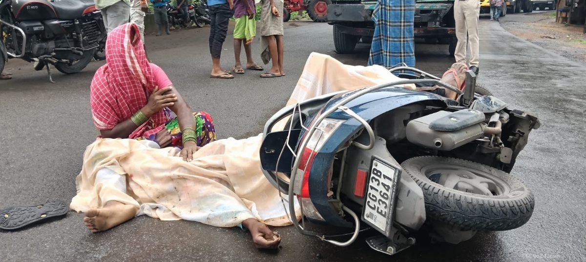 काल बनकर आया तेज रफ्तार ट्रक, मंजिल से चंद कदम दूर छिन गई जगरसाय की सांसें, लोगों में आक्रोश
